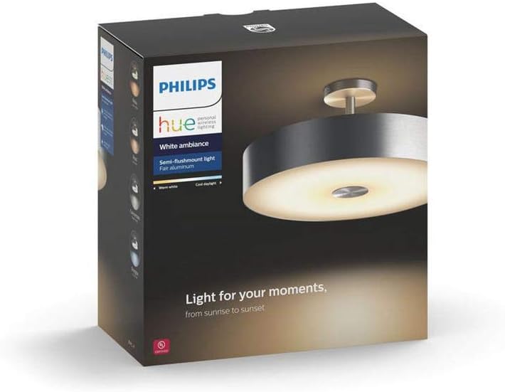 Luminaria de techo inteligente Hue Fair con base de aluminio - Philips