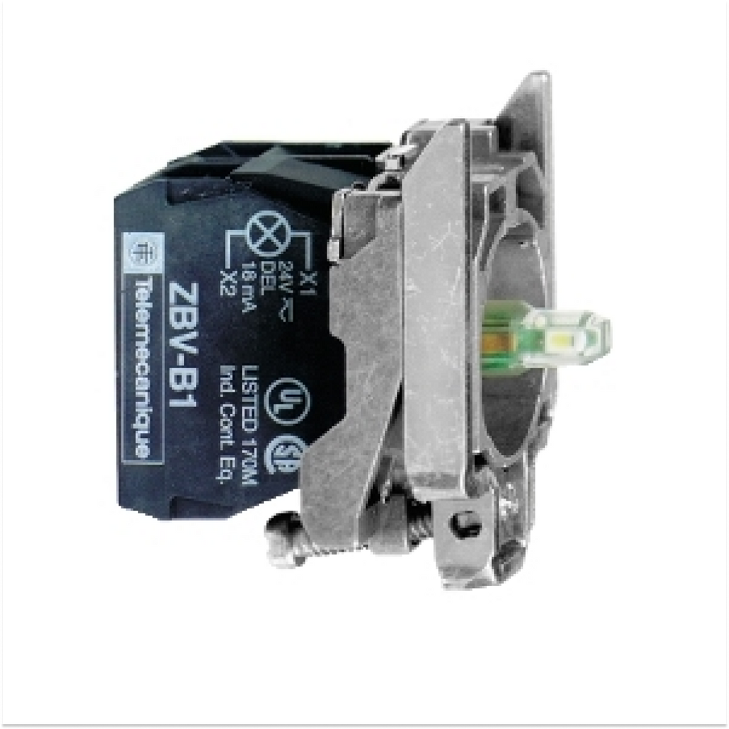 Bloque de Luz Schneider Electric Harmony XB4 con cuerpo / collarin de fijacion