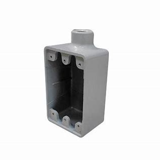 Caja de registro rectangular, serie FS, entrada 1 NPT - Crouse Hinds