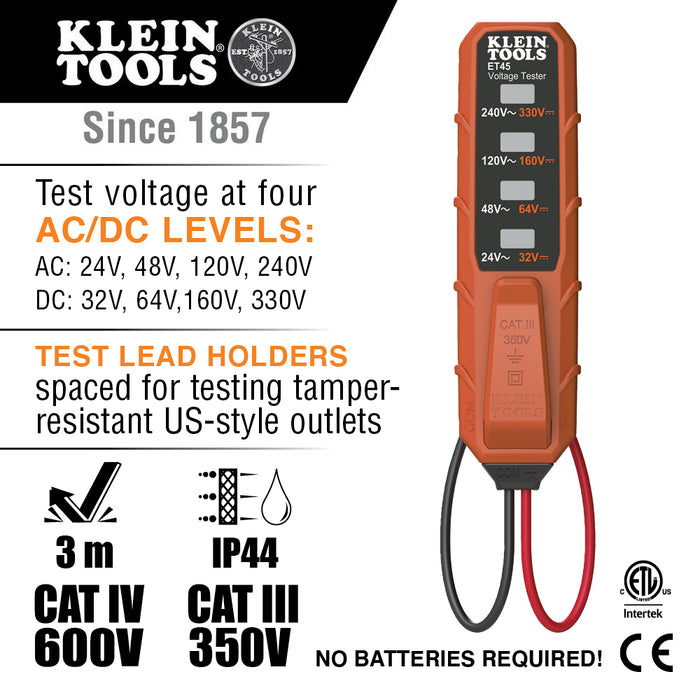 Kit Prueba Electrica MM320+NCVT-3P+ET45+RT210