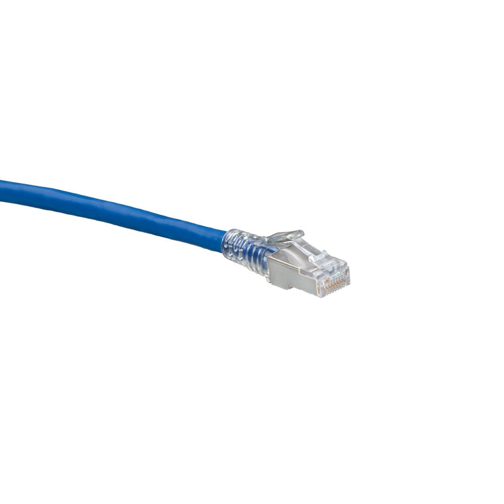 Cordon de parcheo Cat 6A Extreme de 3 pies, azul - Leviton