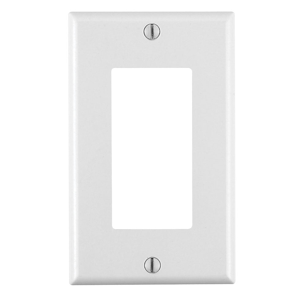 Placa 1 ventana color blanco - Leviton