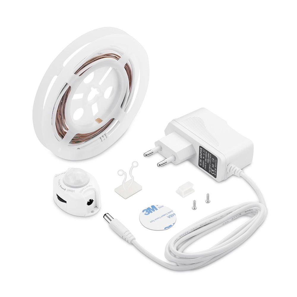 Tira LED luz calida de 1.2 m con sensor de movimiento - Tecnolite