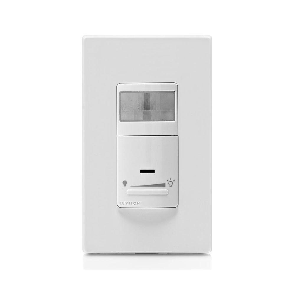 Atenuador de pared con sensor de movimiento Decora unipolar o de 3 vias de 84 m2 - Leviton