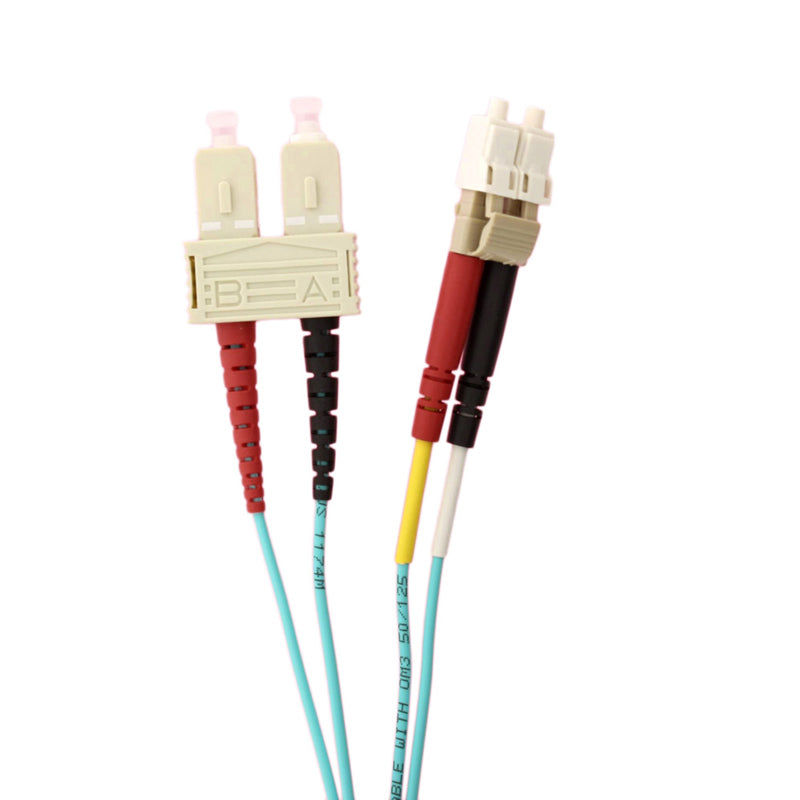 Fibra Patch Cord duplex de 5 metros multimodo LC a SC - Leviton